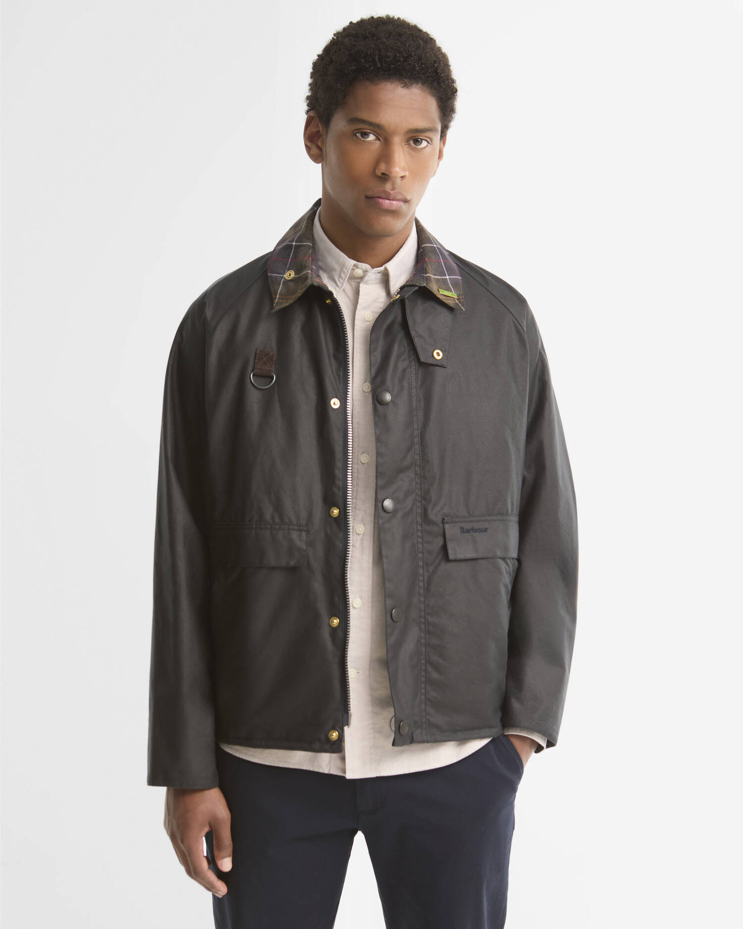 Icons Spey Waxed Jacket Navy image number 0