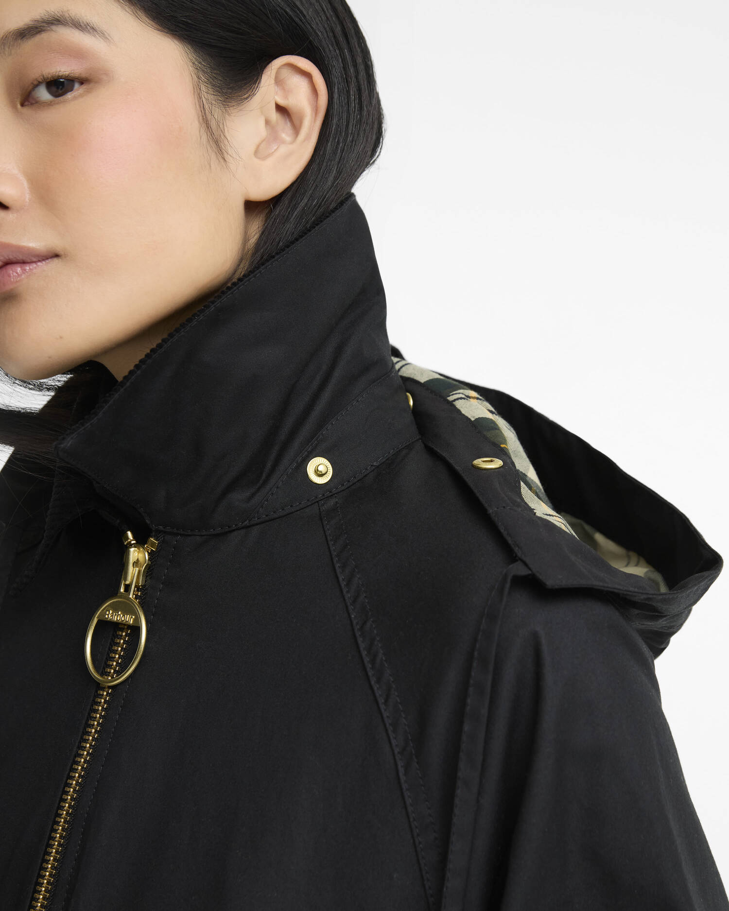 Carville Waxed Jacket Black/Ancient image number 5