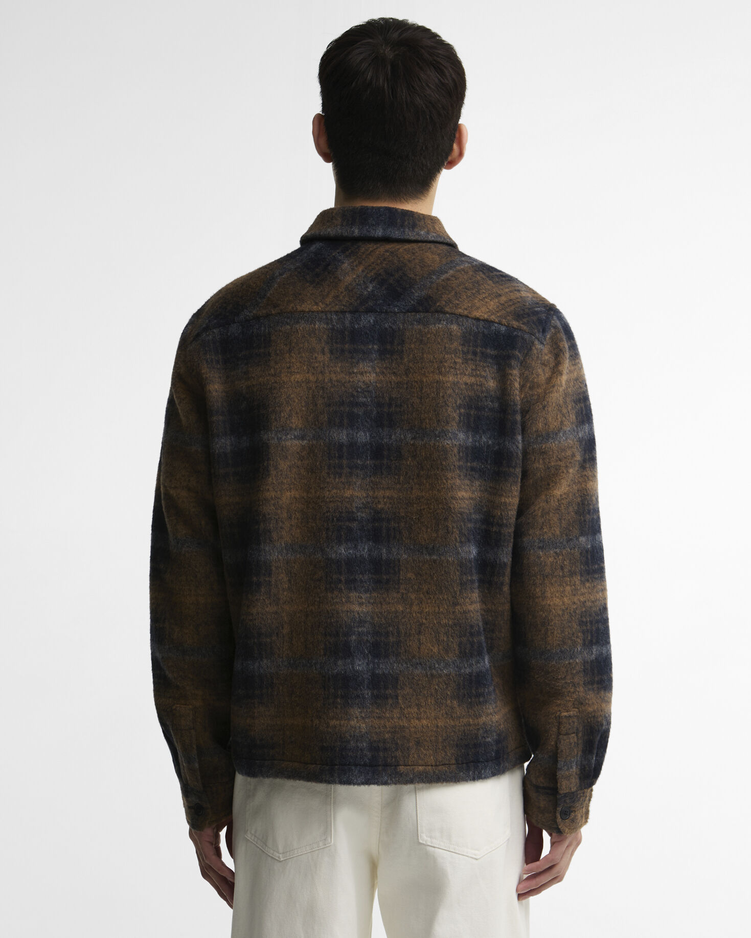 B.Intl Overshirt Oswald aus Woll-Mix Navy