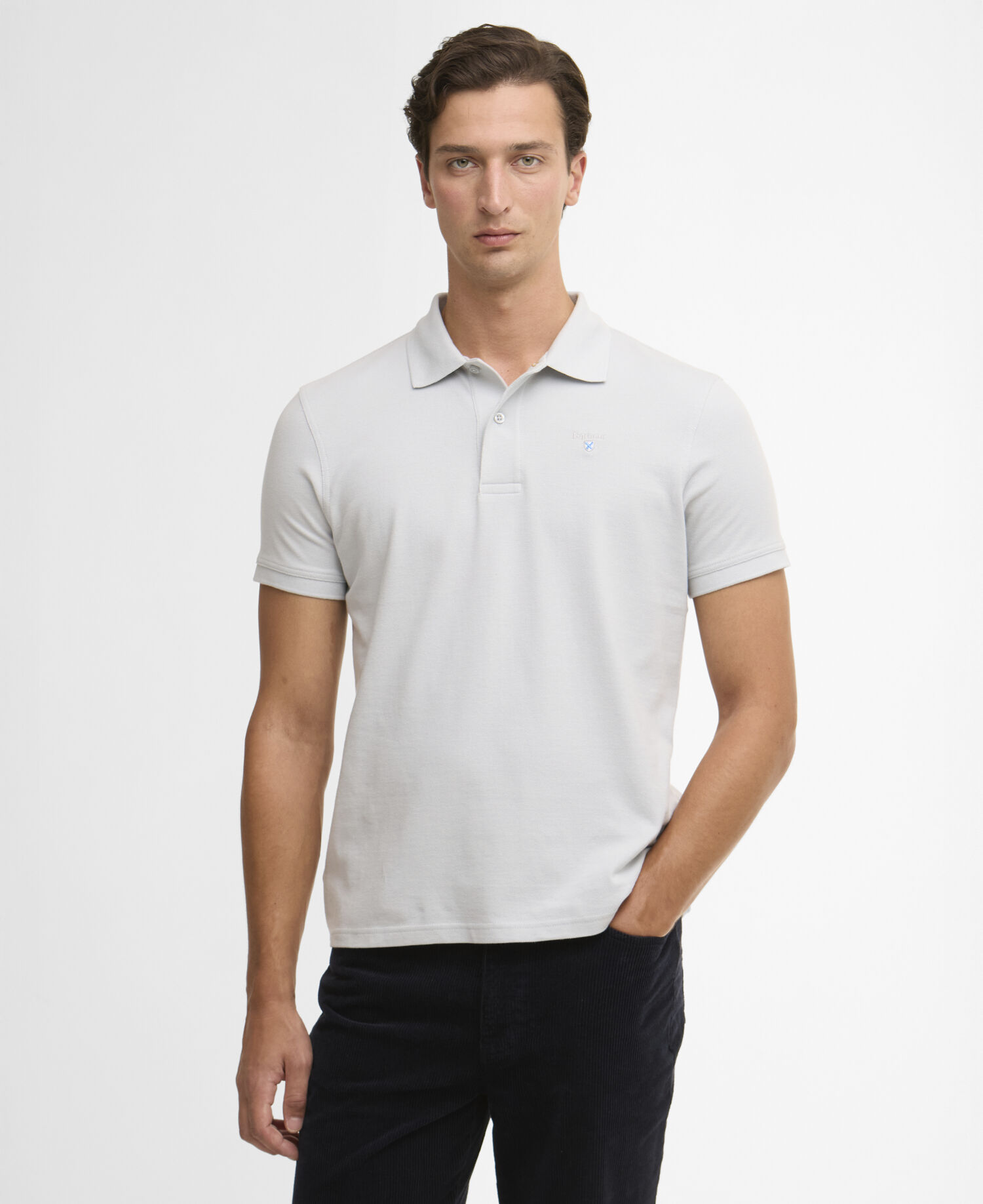 Sports Short-Sleeved Polo Shirt Blue Haze