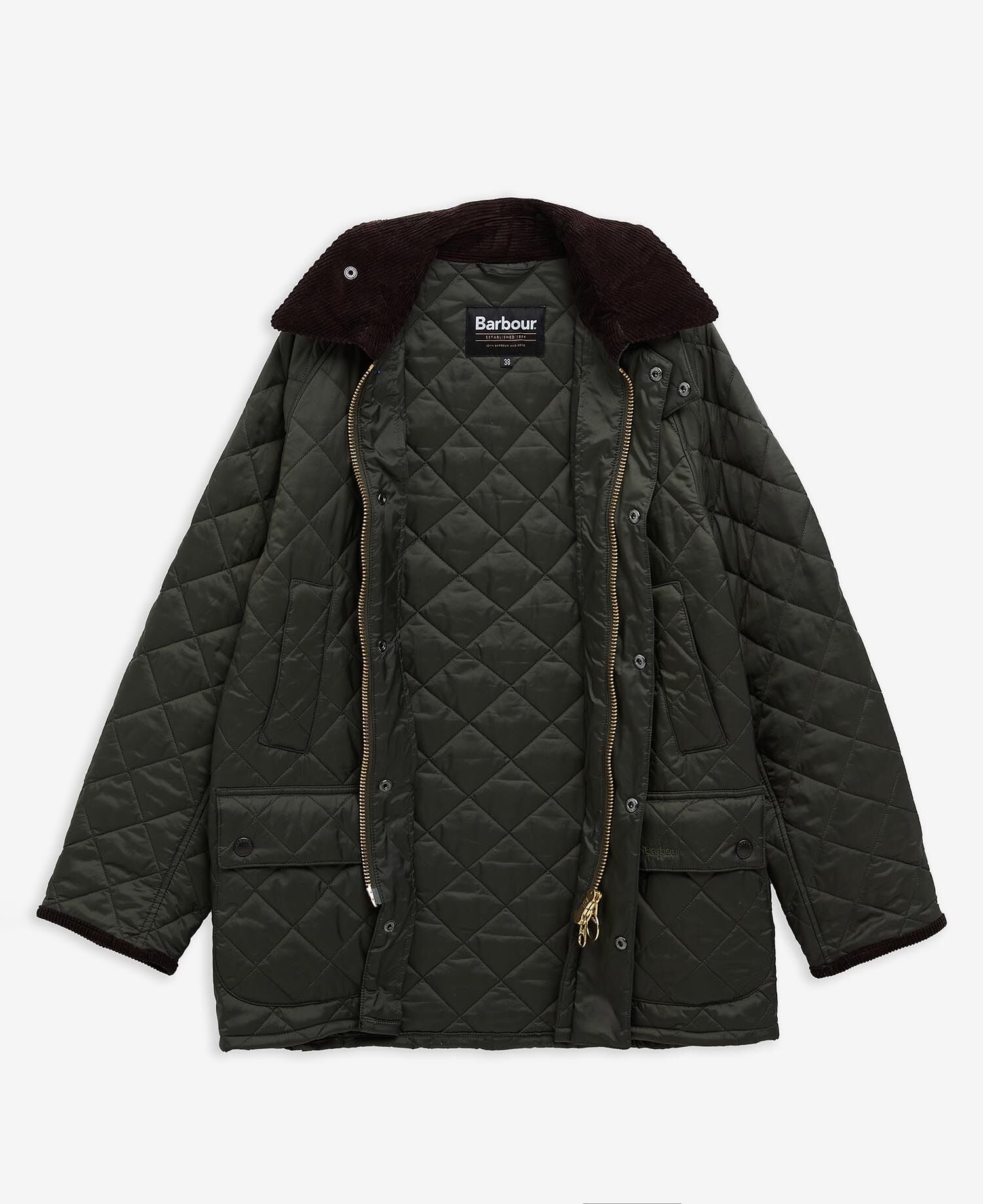 Bedale Quilted Jacket Sage