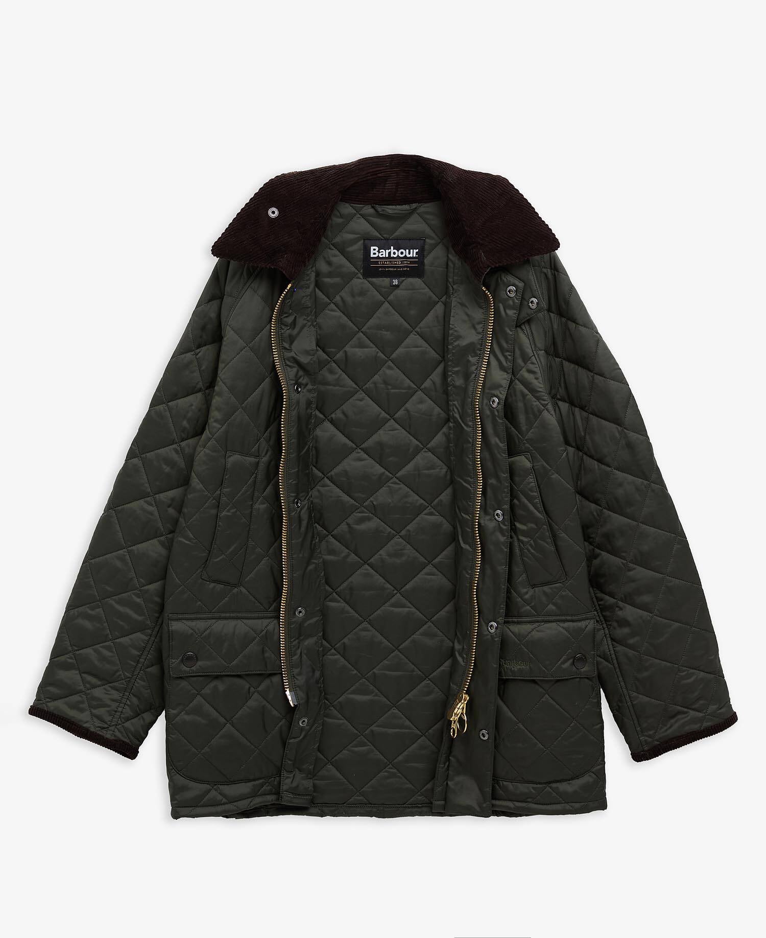 Bedale Quilted Jacket Sage image number 7