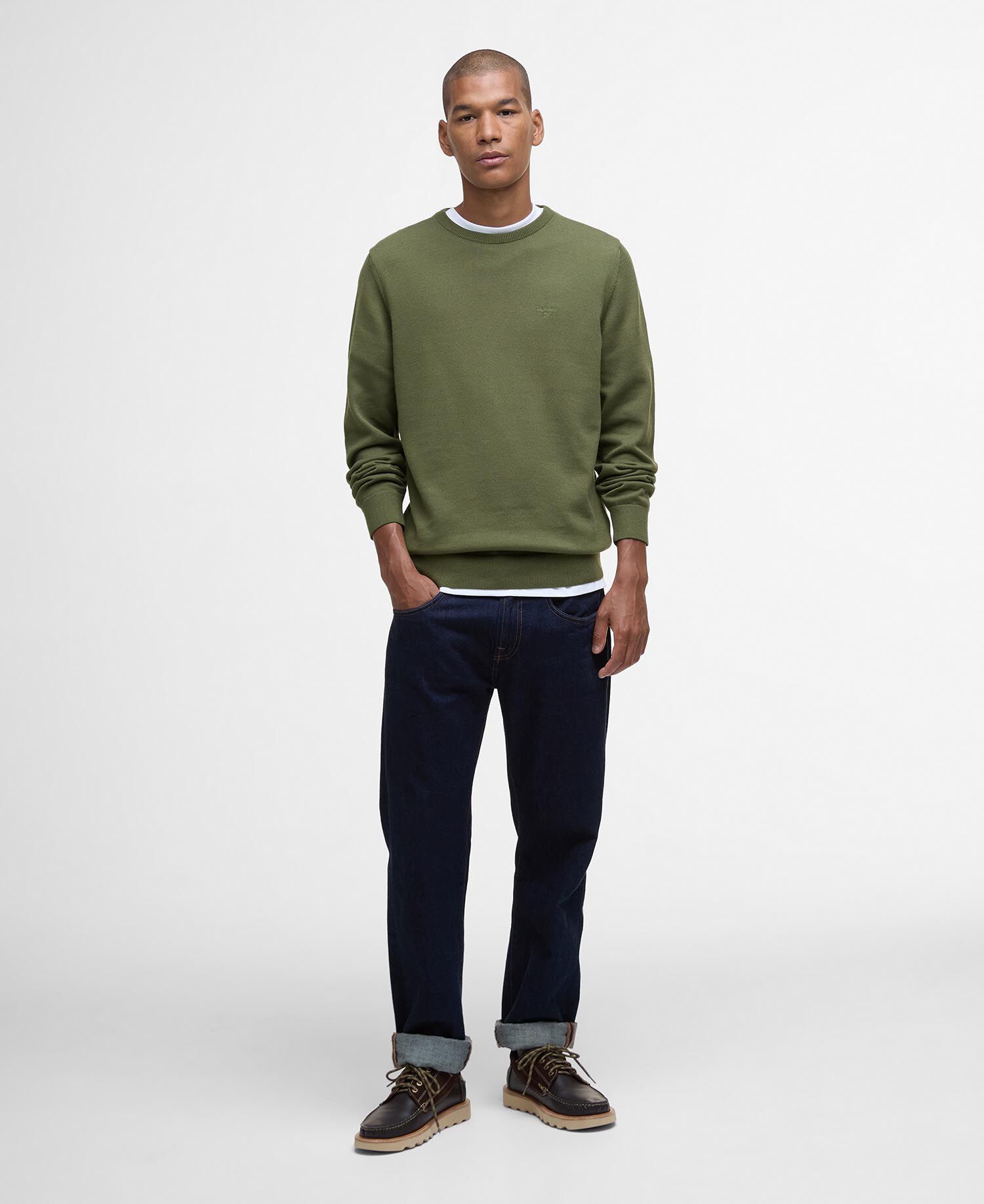 Pullover Pima Cotton Winter Moss