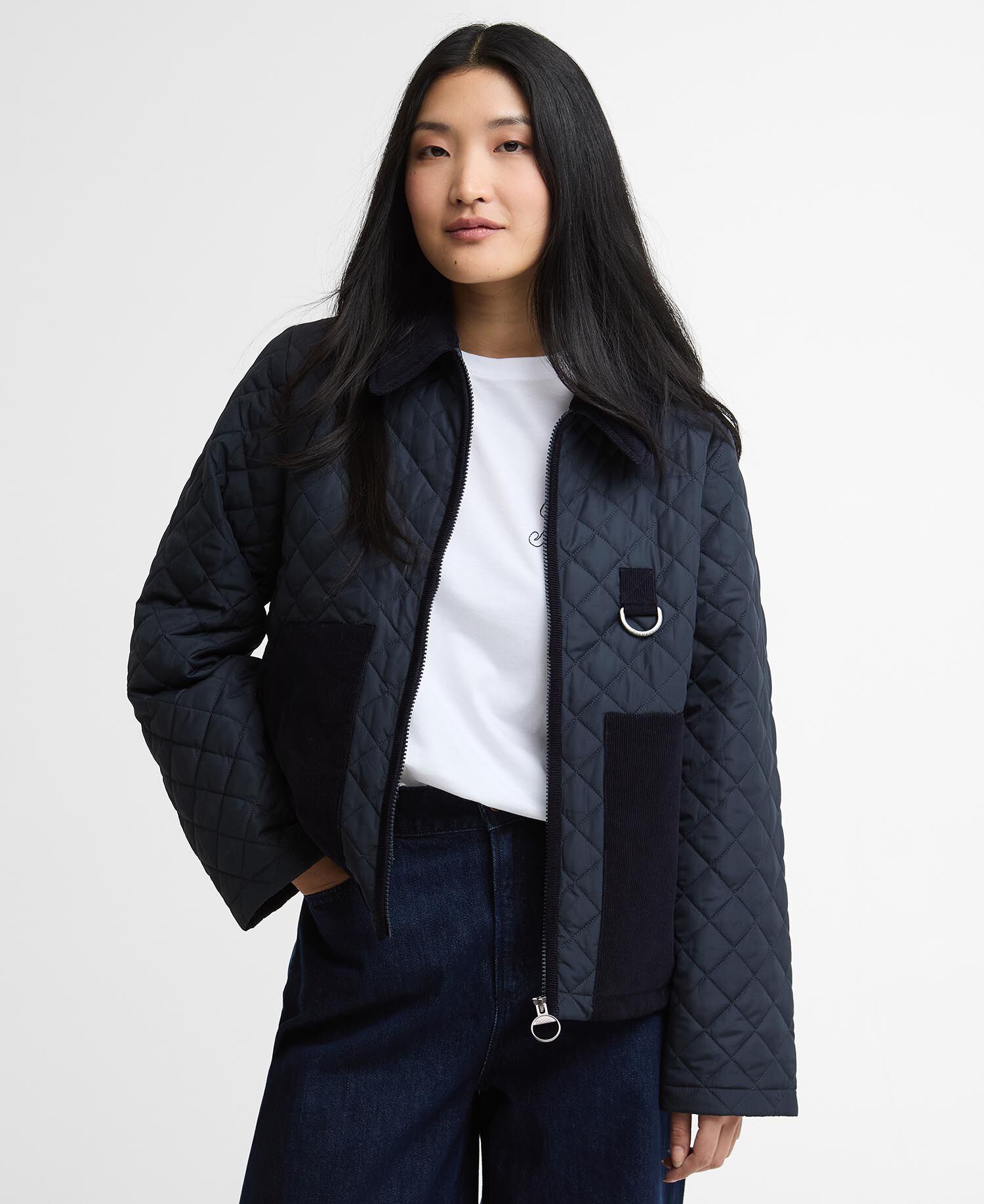 Aylesby Quilted Jacket Dark Navy