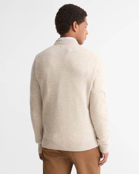 Newtown Crew Neck Jumper Light Grey