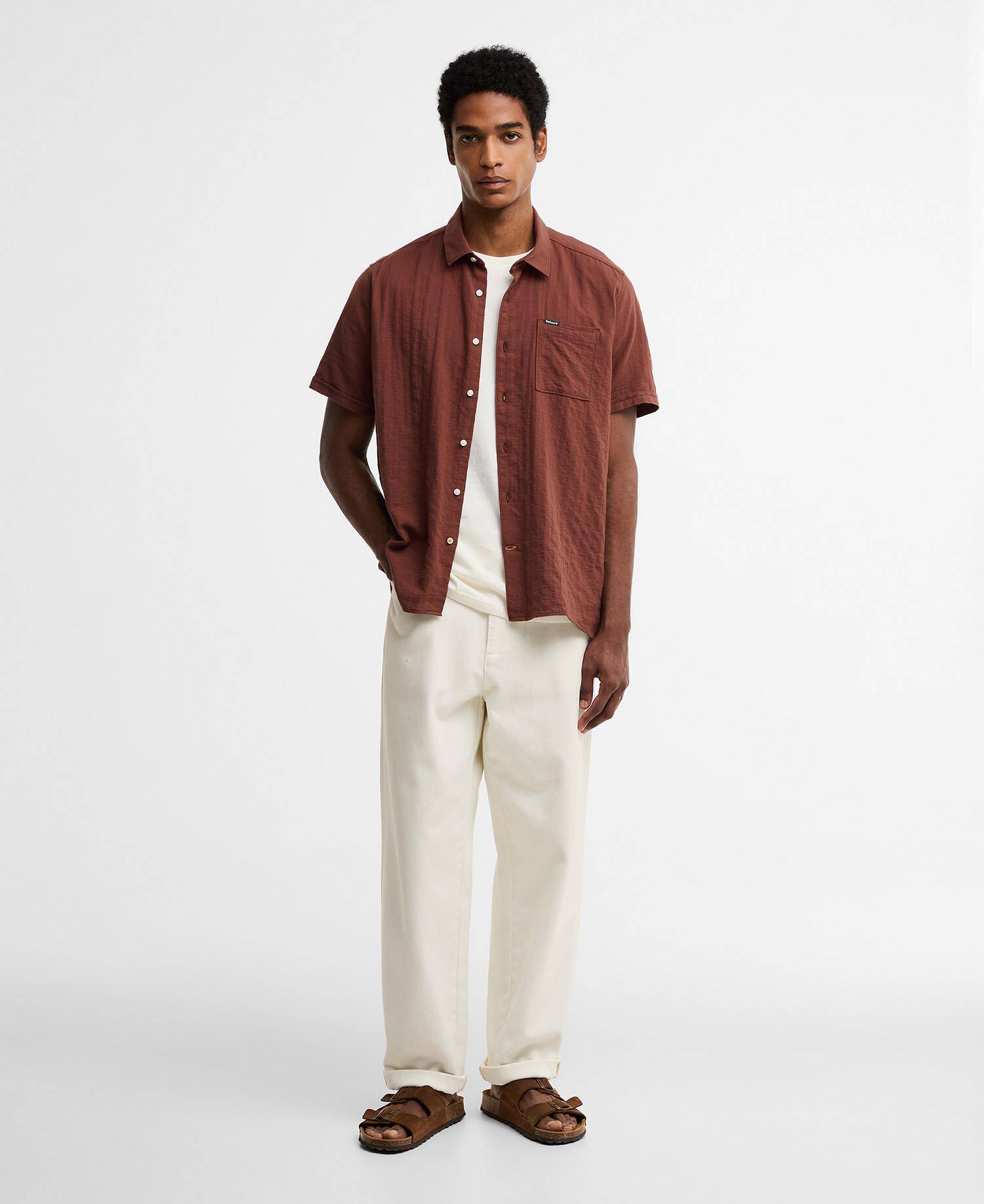Kingswood Ripstop Short-Sleeved Shirt Burnt Pepper image number 1
