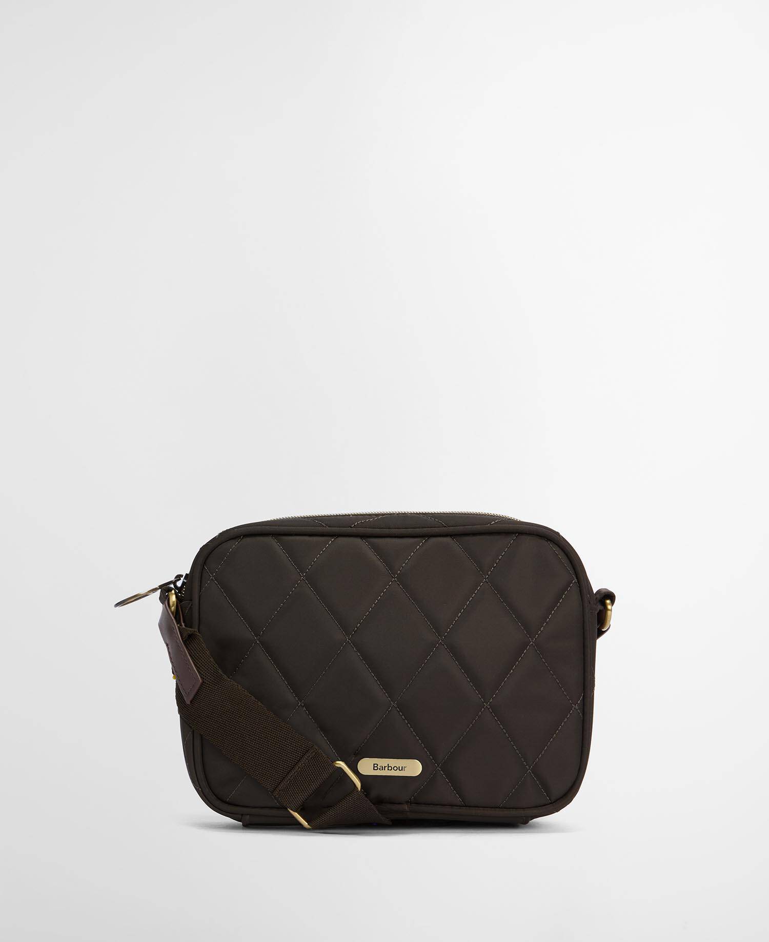 Quilted Crossbody Bag Olive image number 0