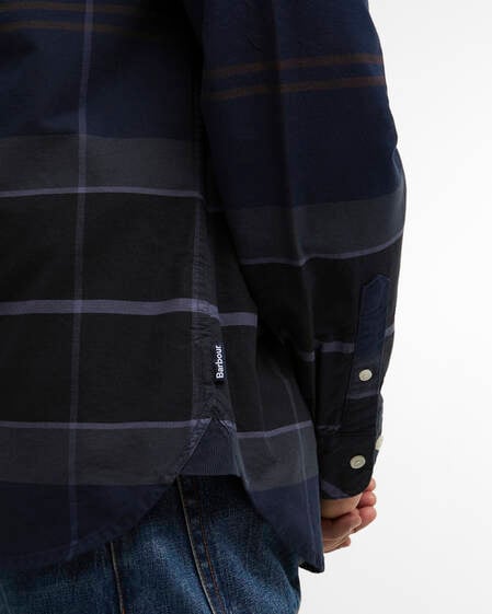 Mineral Tartan Dunoon Authentic-Fit Shirt Midnight Loch