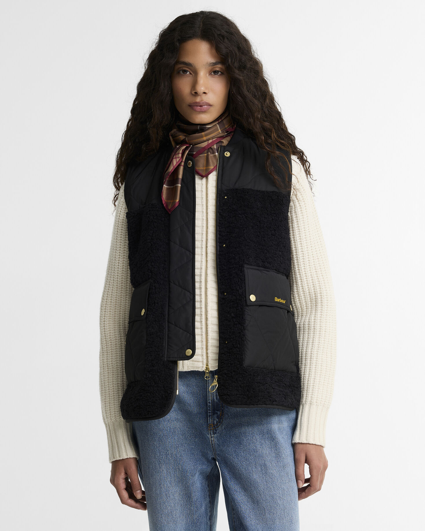 Ampleforth Fleeced Gilet Black