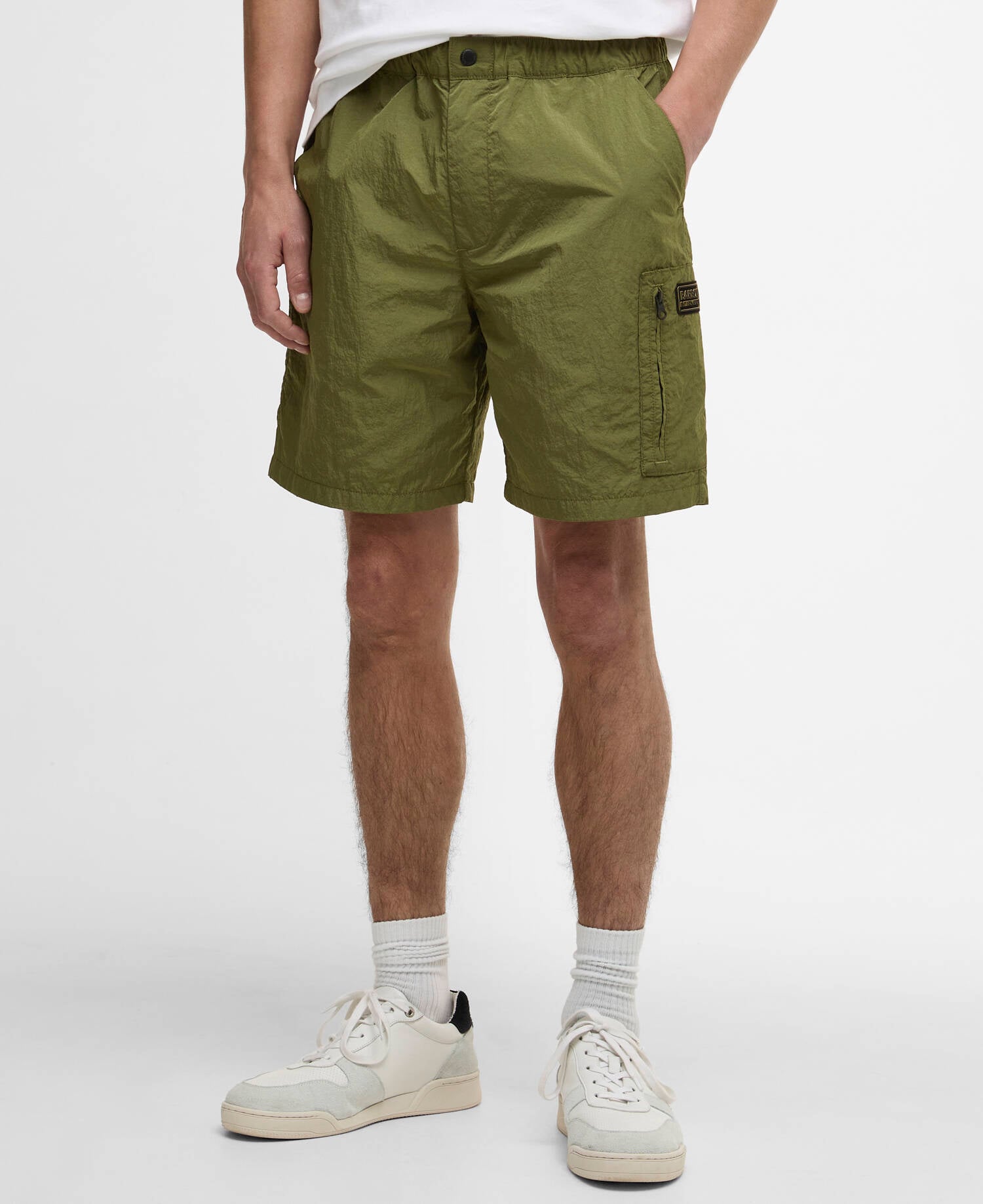 Inline Cargo Shorts Cable Olive image number 1