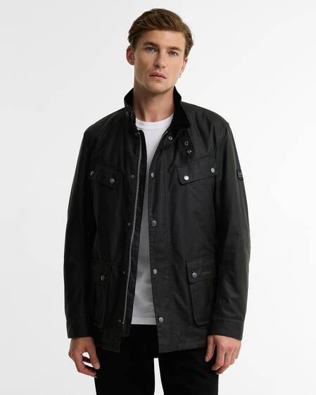 Duke Waxed Jacket Sage