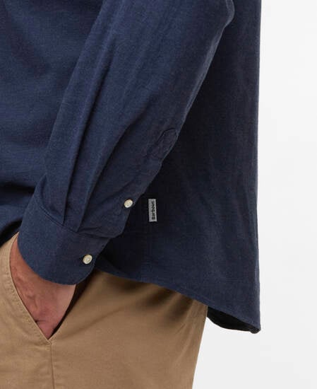 Aukside Regular Shirt Navy Marl