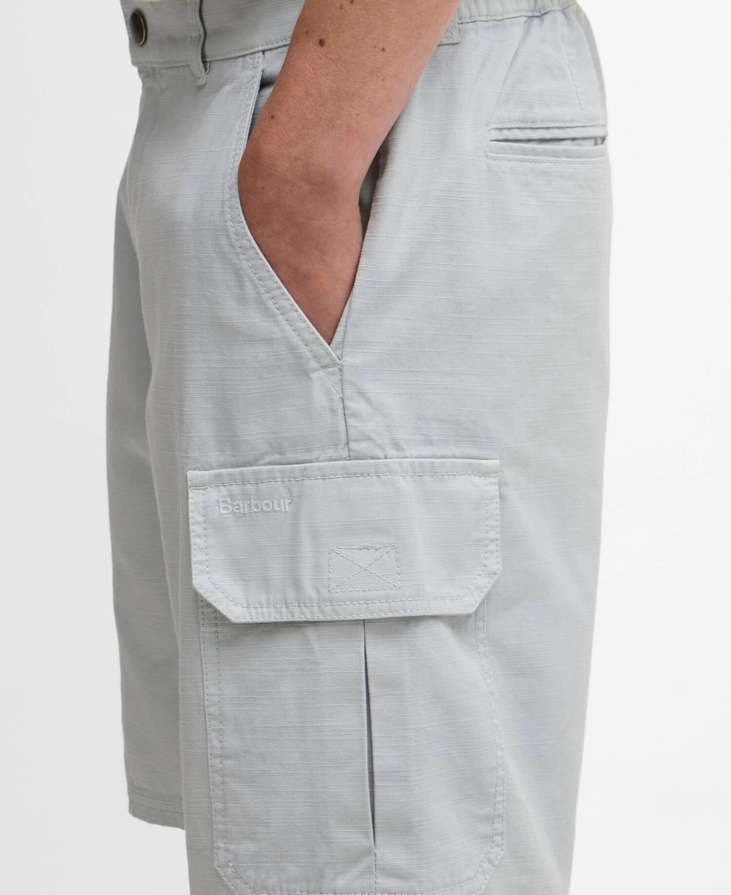 Draftmen Relaxed Cargo Short Blue Haze image number 3