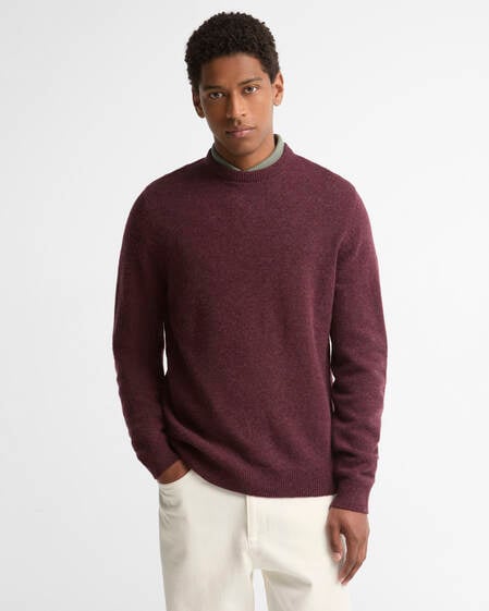 Holden Crew Neck Jumper Ruby Marl
