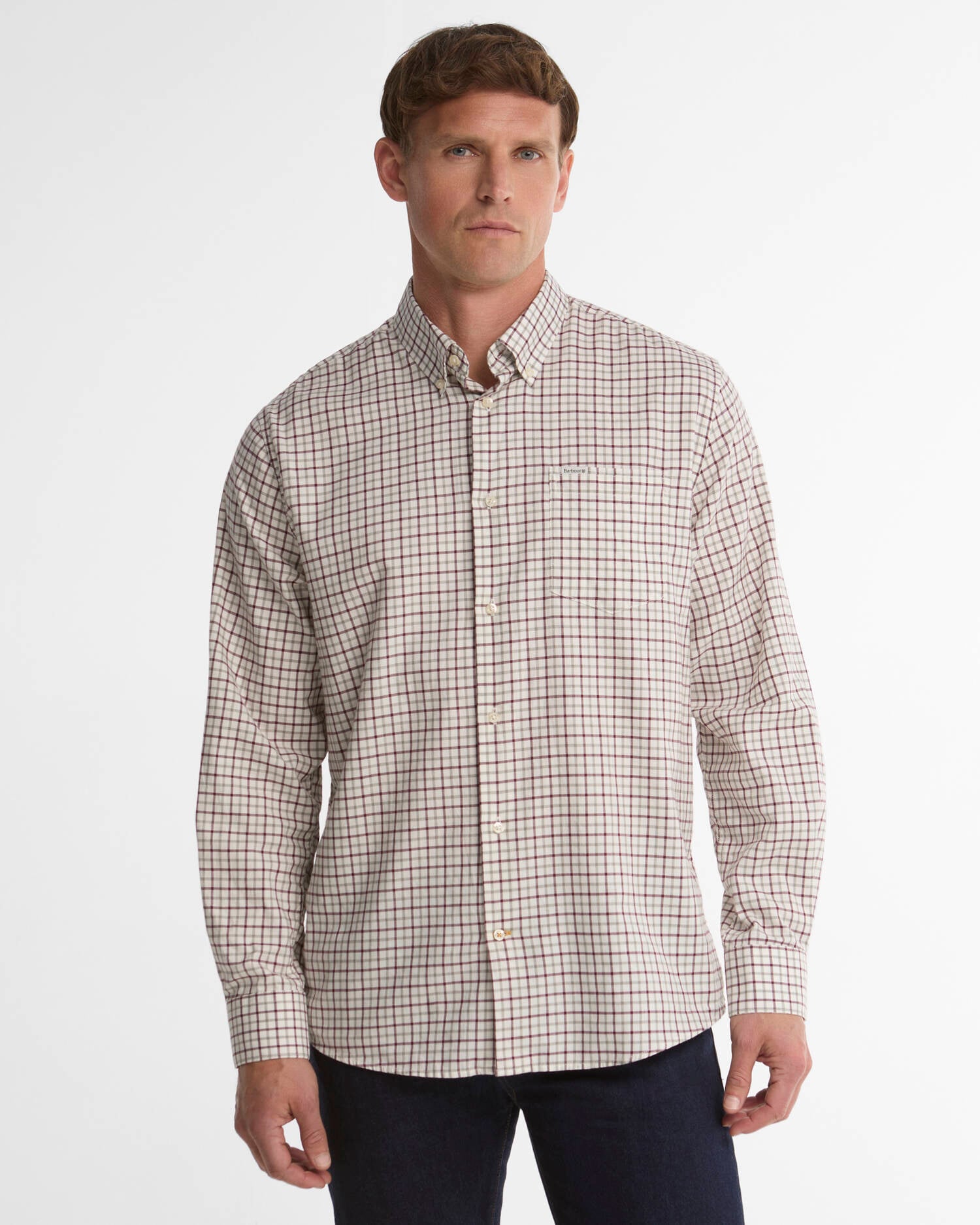 Camicia Preston Dark Bordeaux image number 0