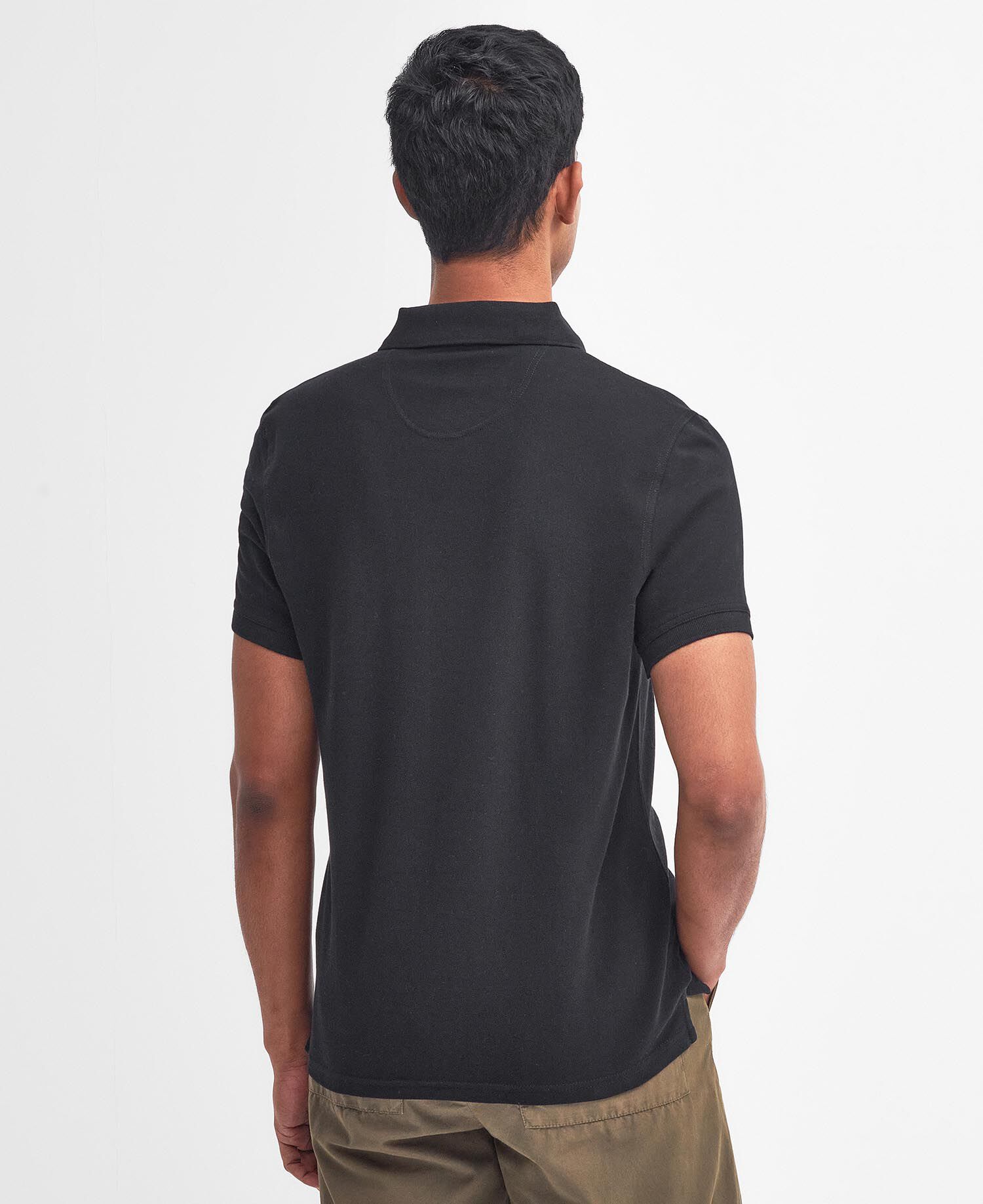 Lightweight Sports Short-Sleeved Polo Shirt Classic Black