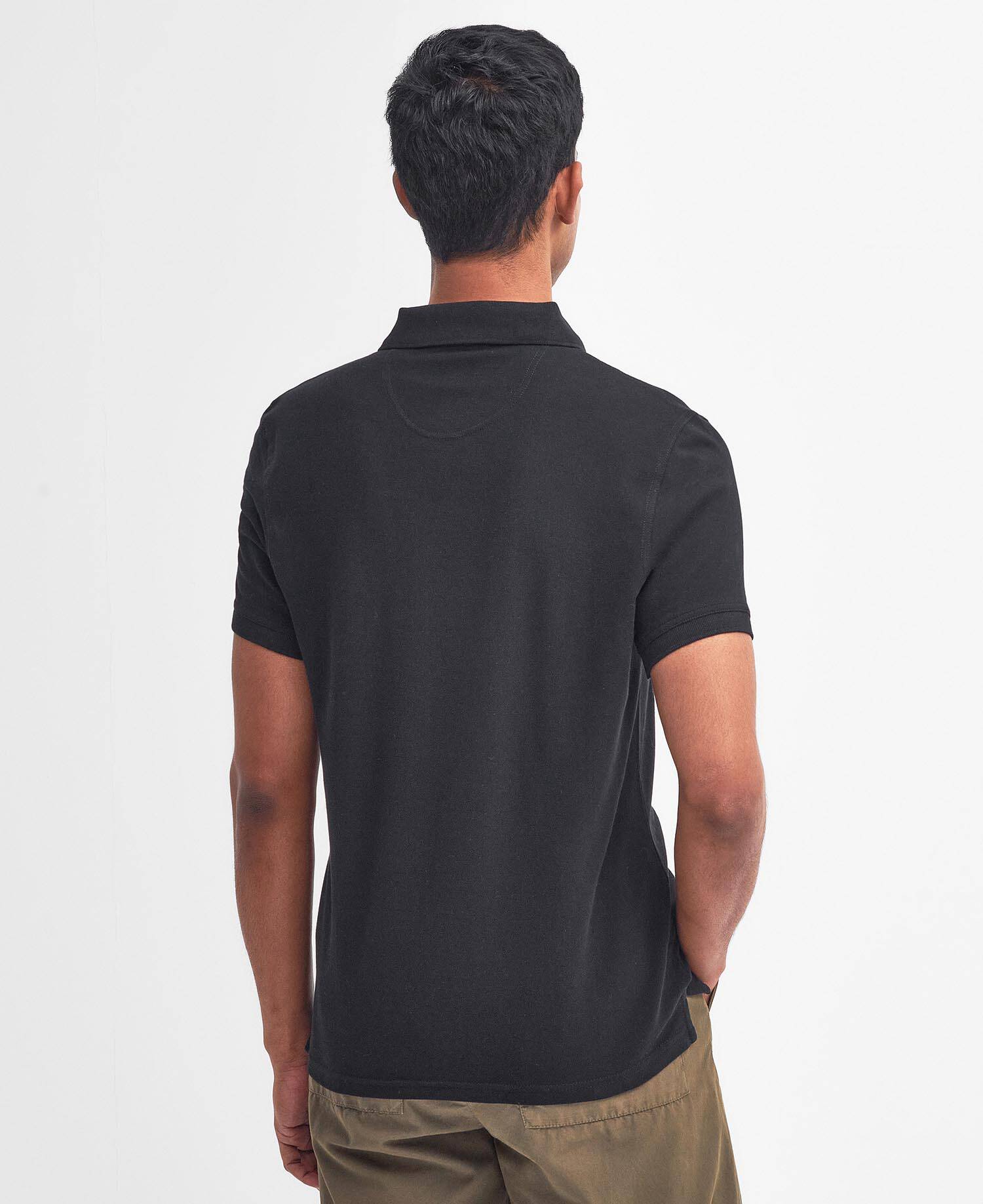 Lightweight Sports Short-Sleeved Polo Shirt Classic Black image number 2