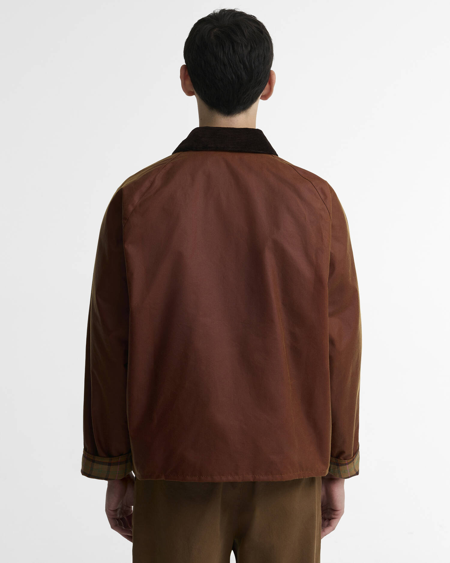 Paul Smith Loves Barbour Key Transport Waxed Jacket Russet image number 2