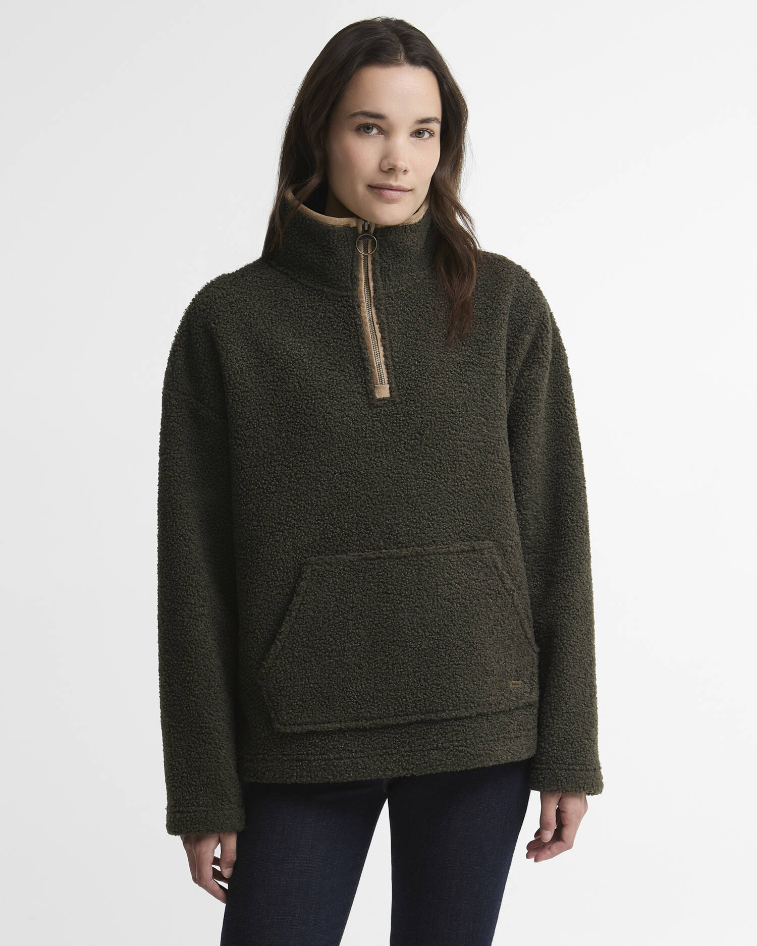 Bamburgh Fleece Olive image number 0