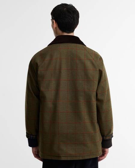 Paul Smith Loves Barbour Beaufort Wool Jacket Olive Window Pane