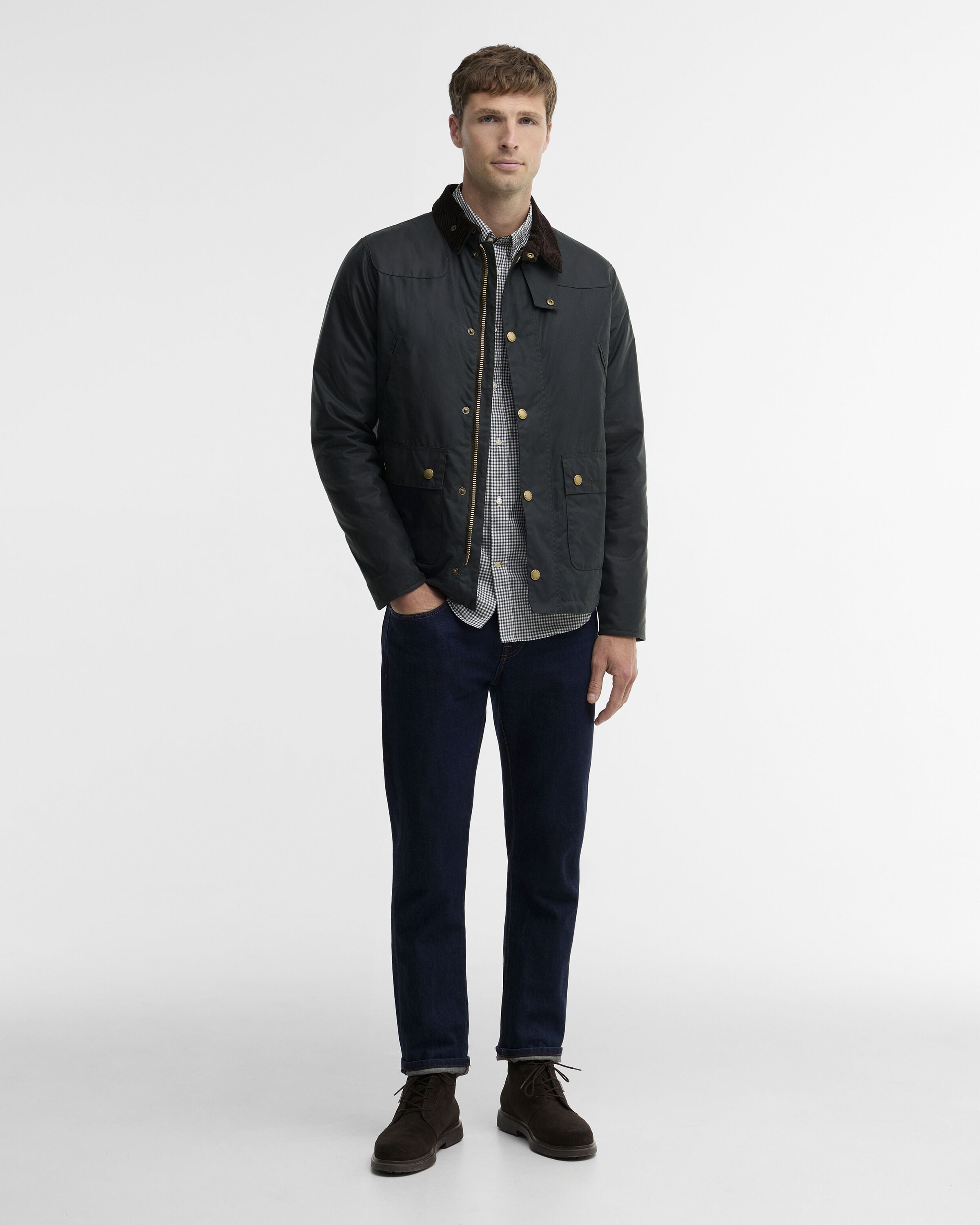 Reelin Waxed Jacket Sage