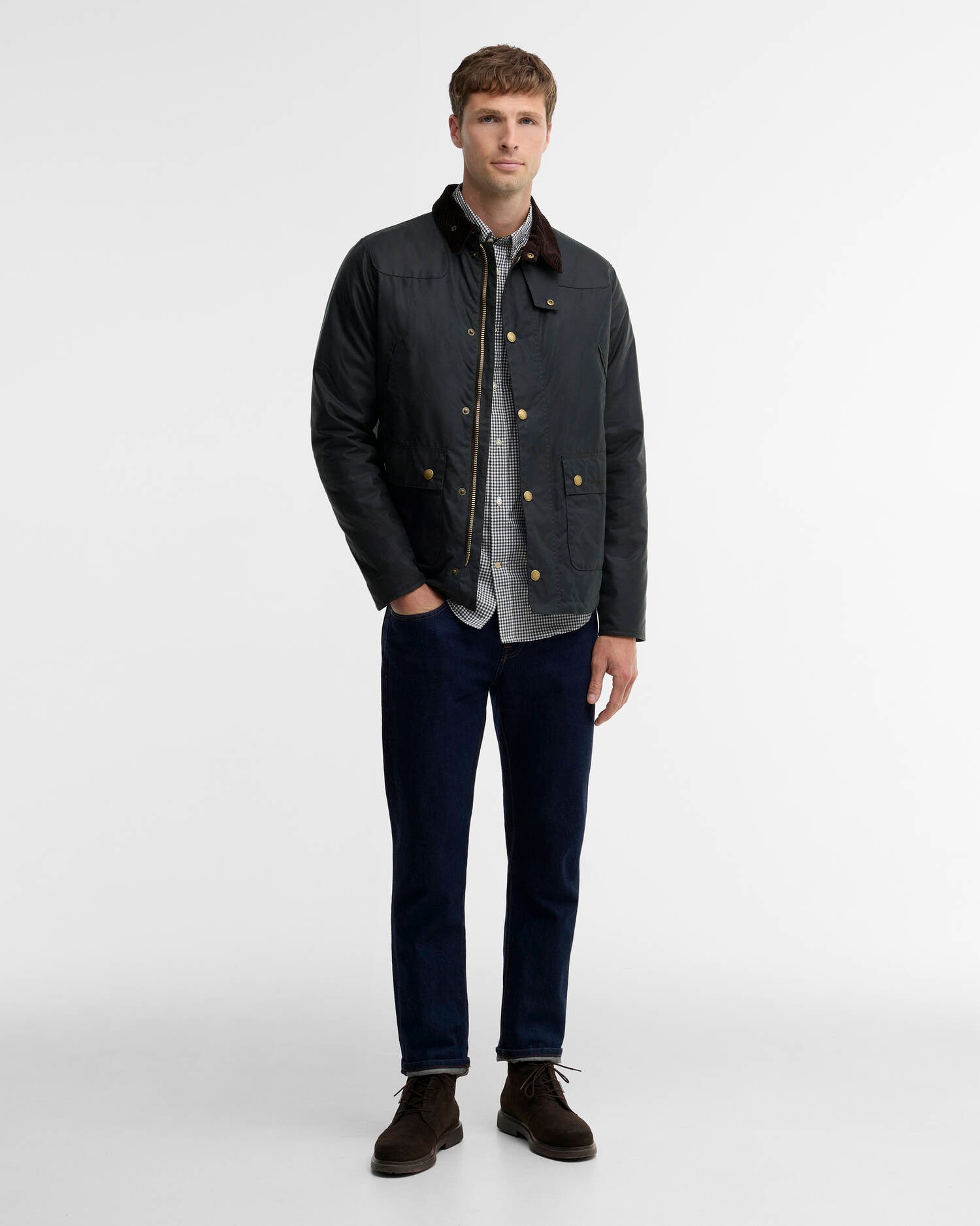 Reelin Waxed Jacket Sage image number 1