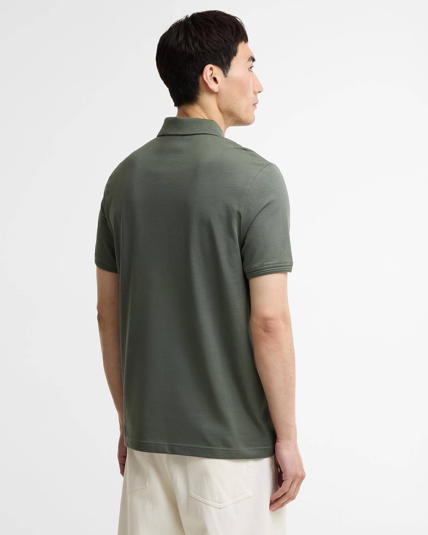 Poloshirt Ashmann Tipped Thyme image number 2