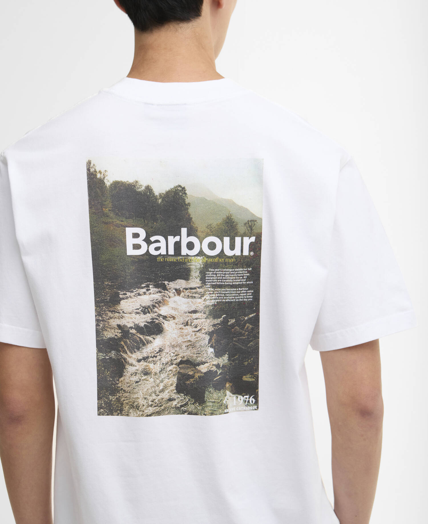 T-shirt oversize con stampa 1966 White image number 4
