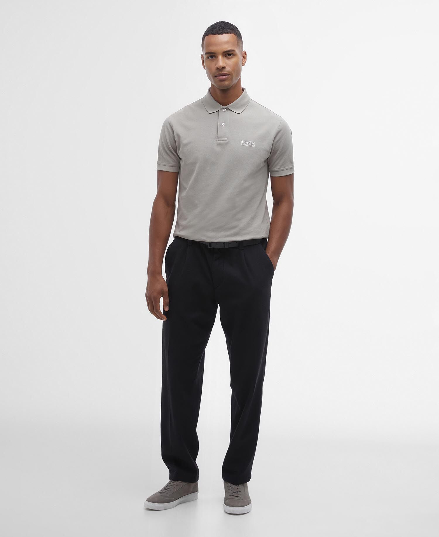 Essential Polo Shirt Concrete