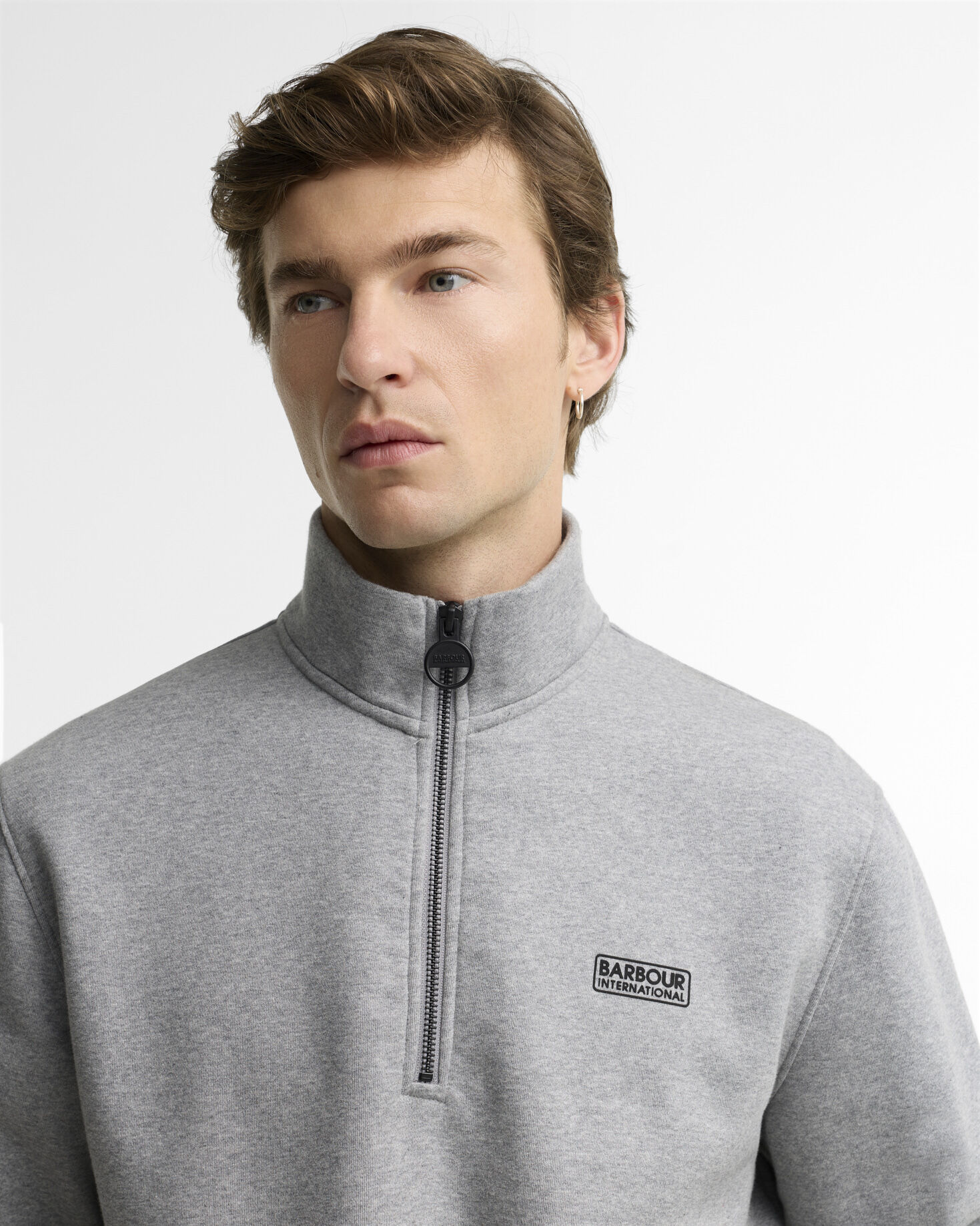 Essential Half-Zip Sweatshirt Anthracite Marl