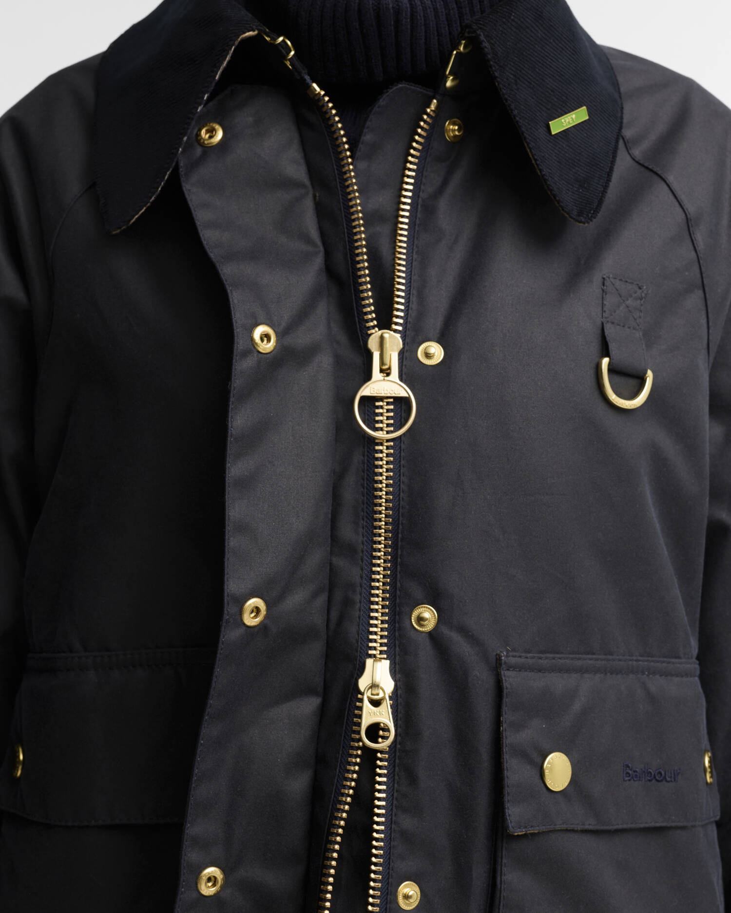 Icons Modern Spey Waxed Jacket Navy/Birchwood image number 4