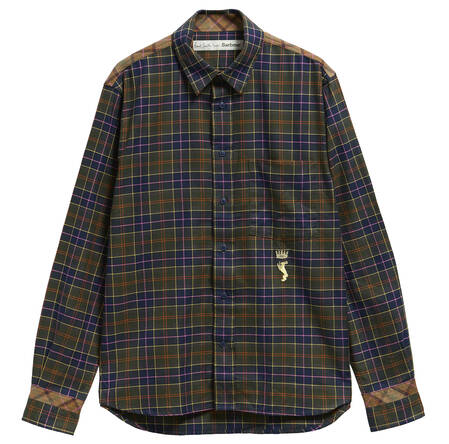 Paul Smith Loves Barbour Tartan Tailored Long-Sleeved Shirt PS Classic