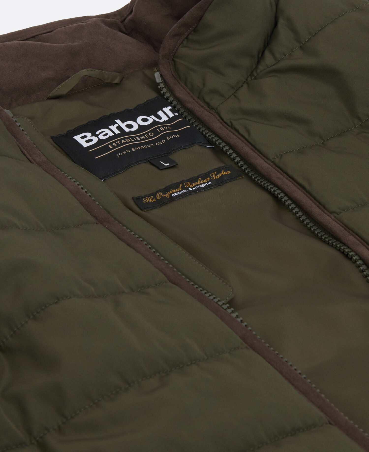 Broughton Quilted Gilet Deep Olive