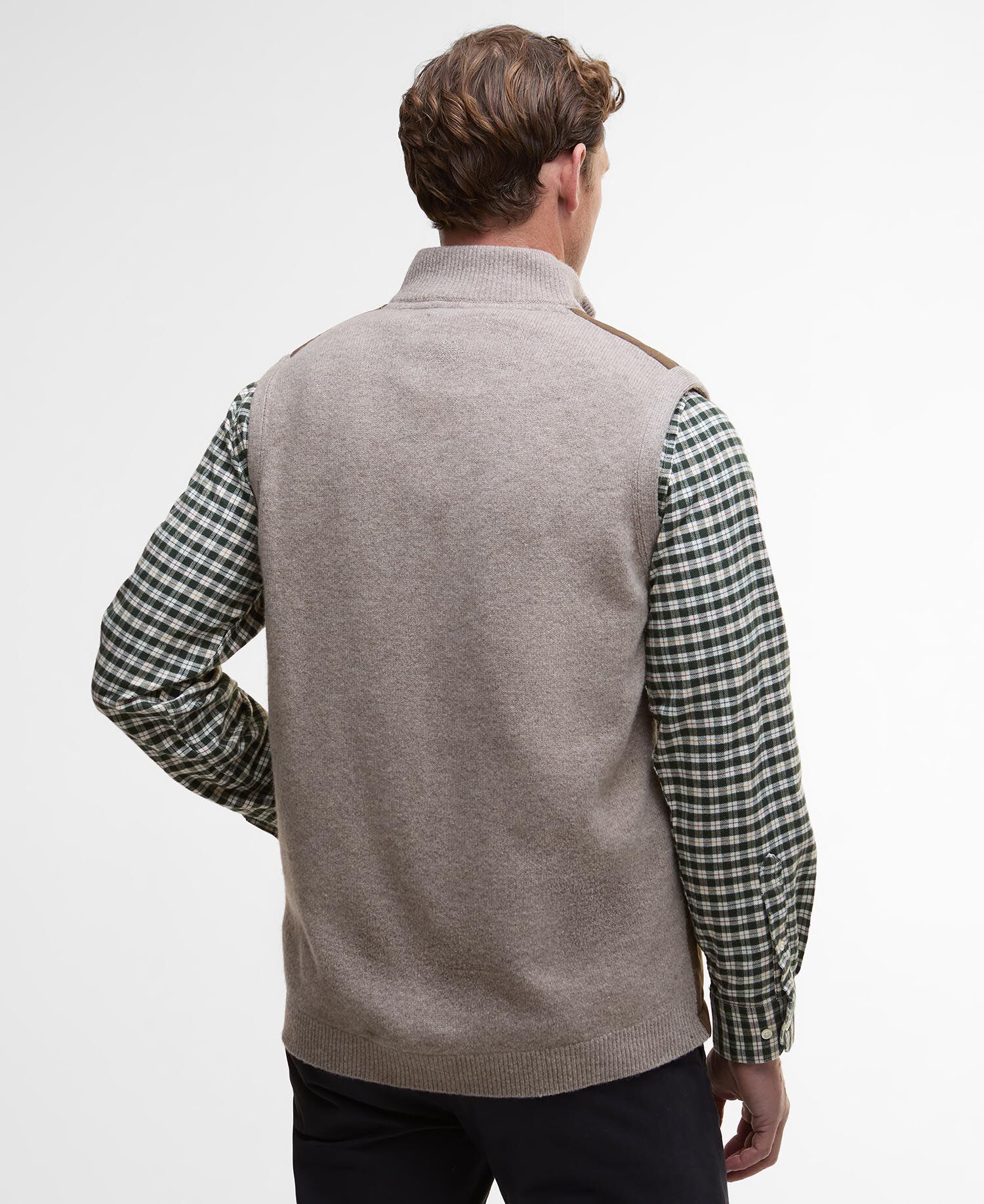 Shoveler Knitted Gilet Stone