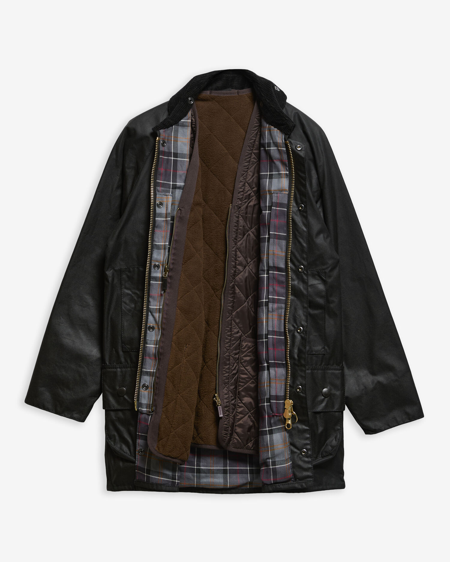 Gilet trapuntato/fodera con zip Polarquilt
