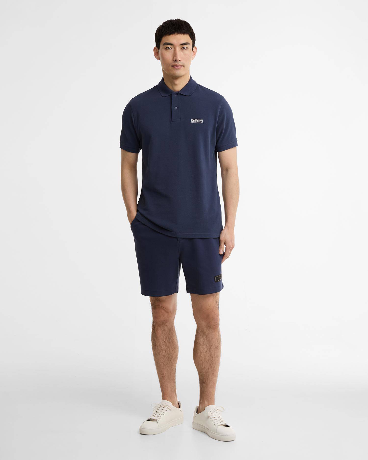 Essential Polo Shirt Oxford Navy image number 1