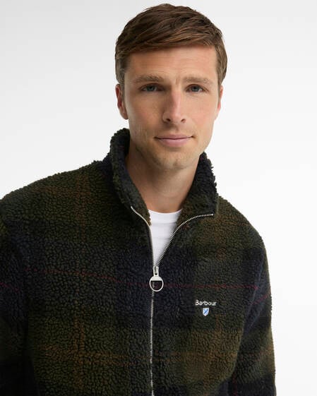 Pile sherpa con motivo tartan Shadow Classic Tartan