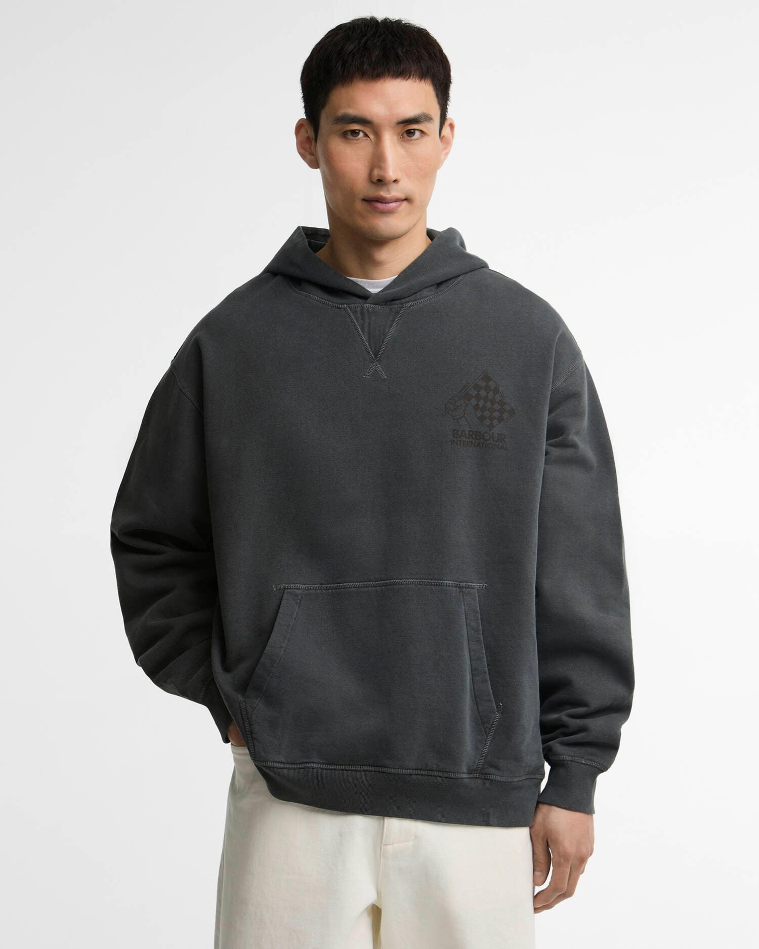 Hoodie Eric Graphic Black image number 0