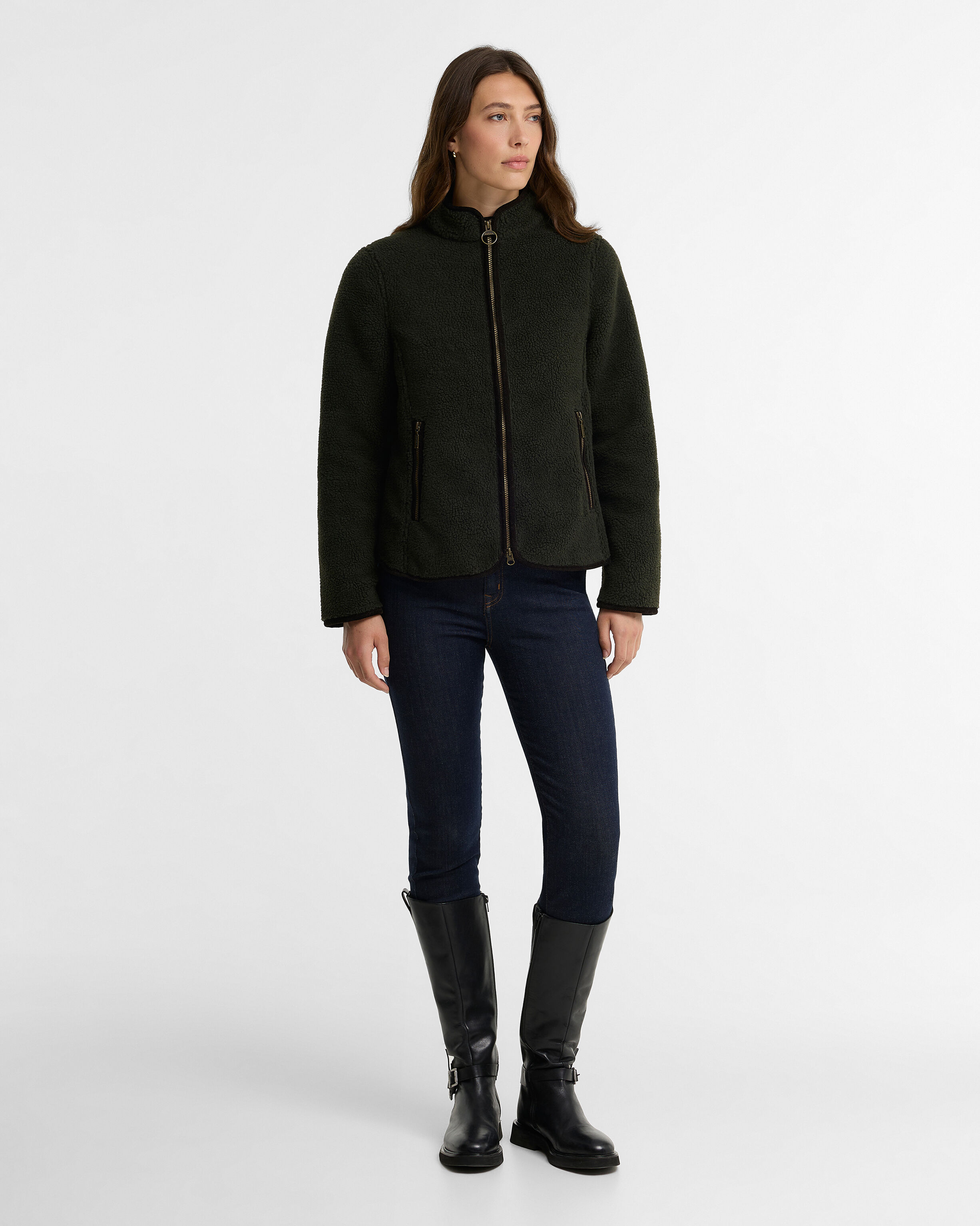 Lavenham Fleece Olive-Classic