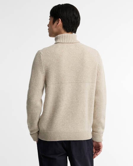 Northcliffe Submariner Rollneck Jumper Fog