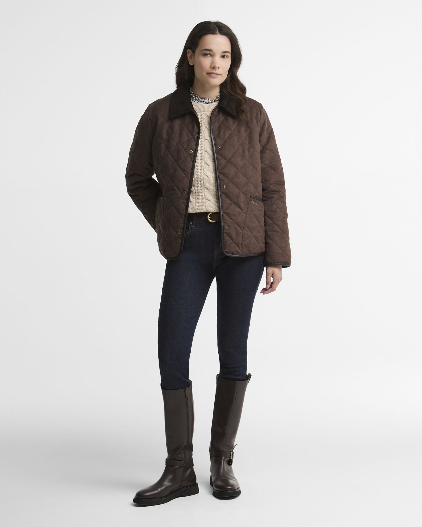 Giacca trapuntata Sonya Dk Brown/Muted