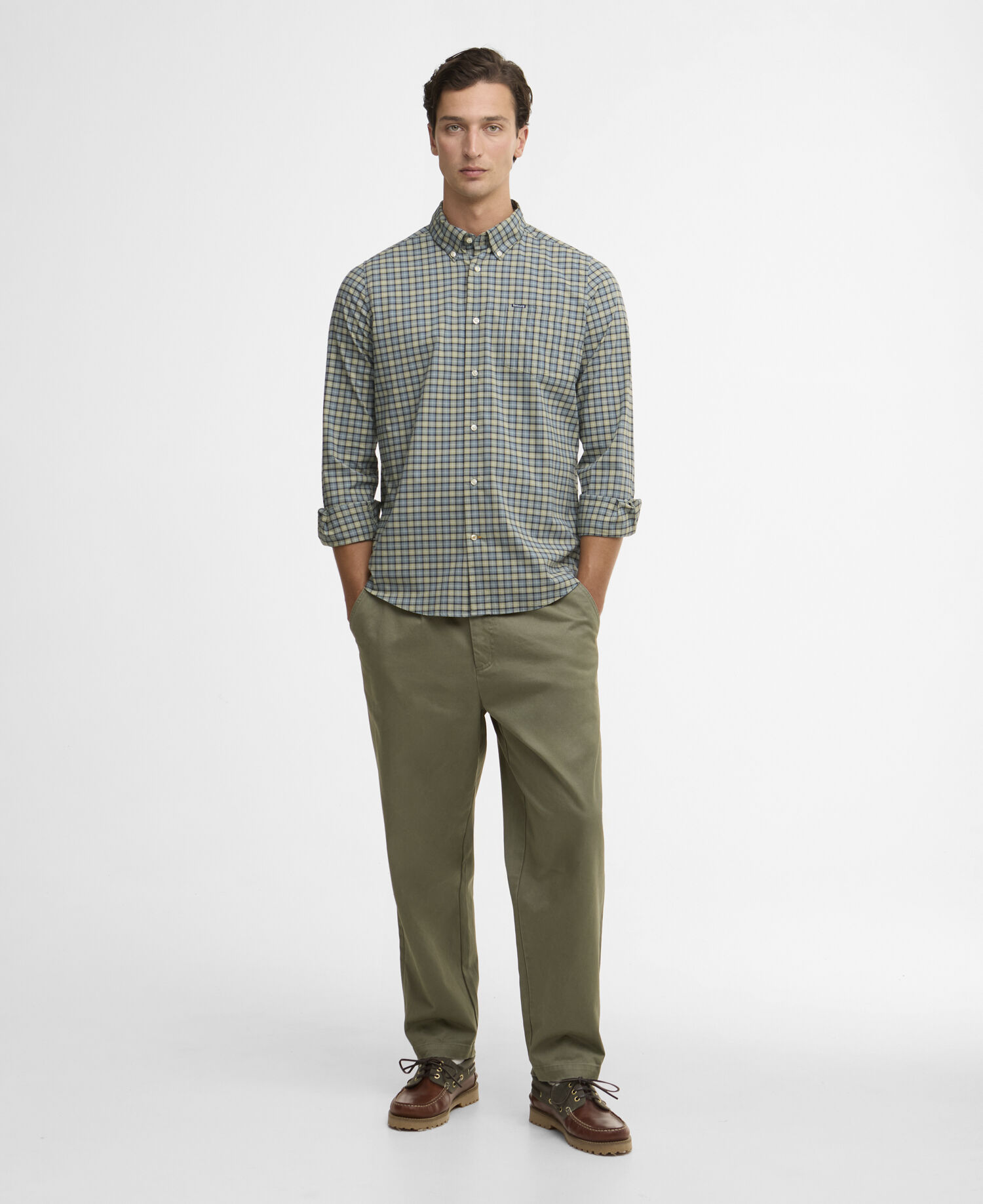 Lomond Tailored Long-Sleeved Shirt Highland Loch Tartan