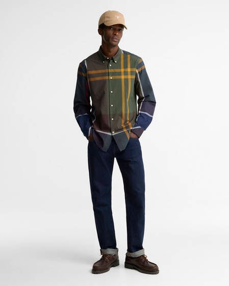 Barbour Hemd Oversized Tartan Dunoon Tailored Fit Classic Tartan
