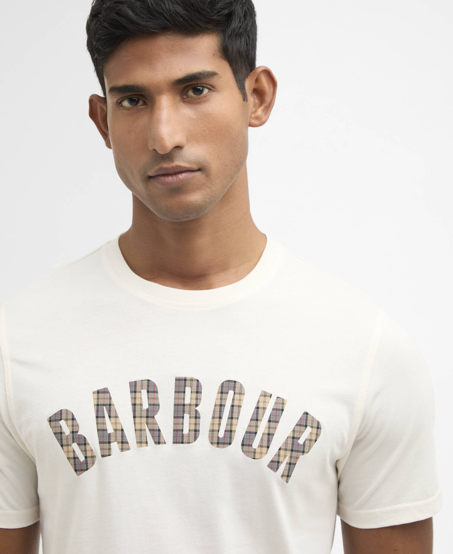 Berwick Tartan T-Shirt Whisper White image number 3