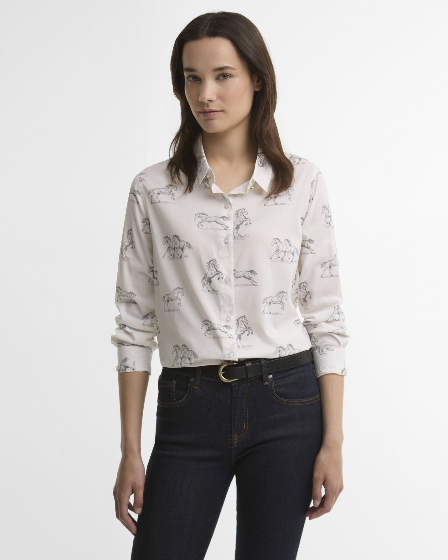Bluse Safari Multi Horse