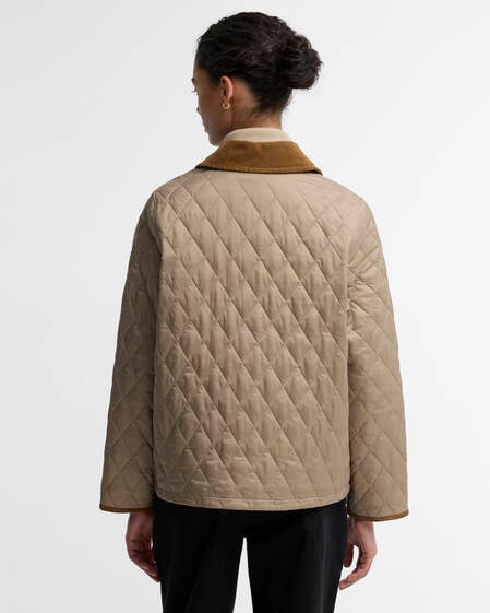 Steppjacke Icons Cropped Liddesdale Light Trench/ Birchwood
