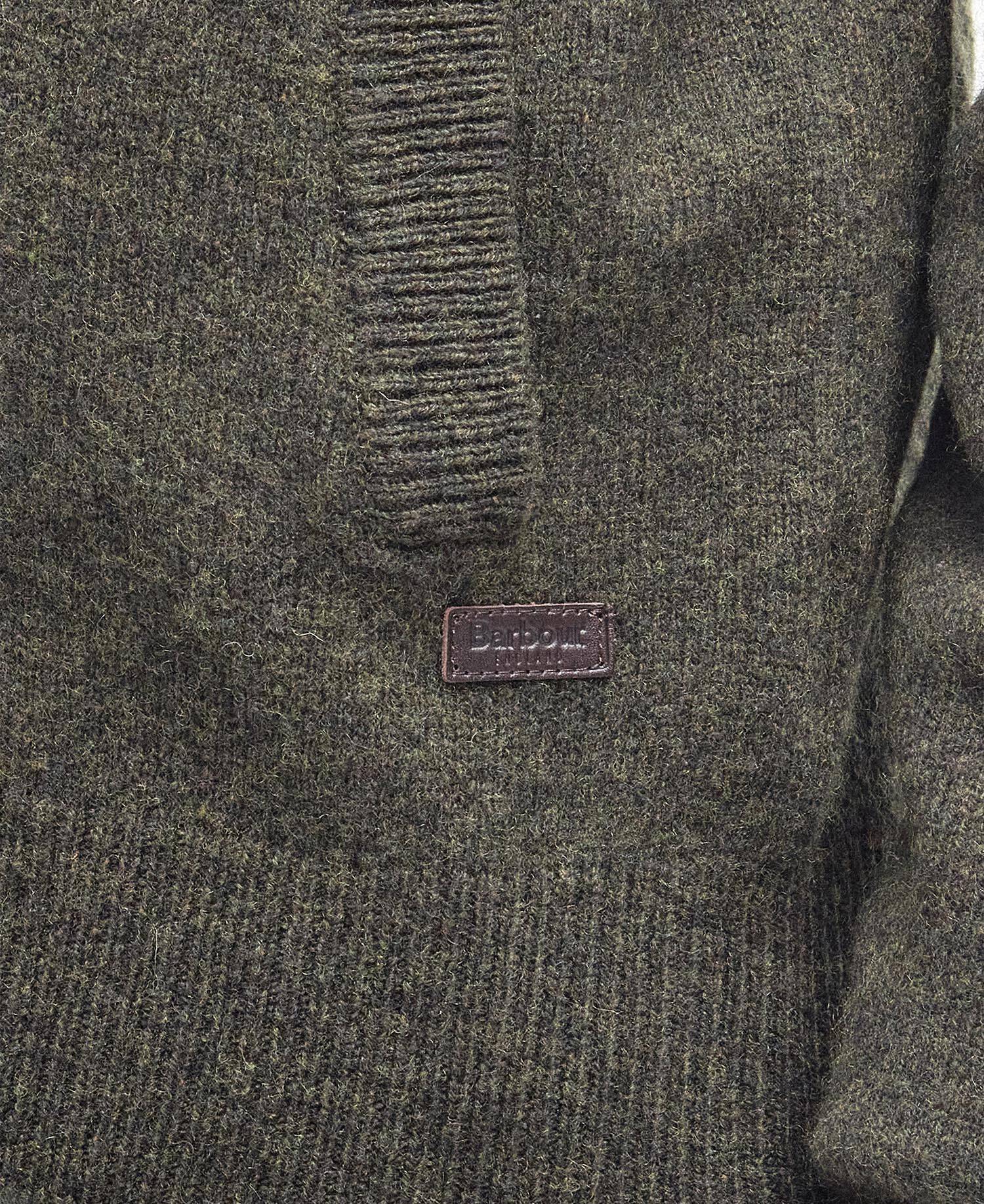 Essential Elbow-Patch Cardigan Seaweed image number 7