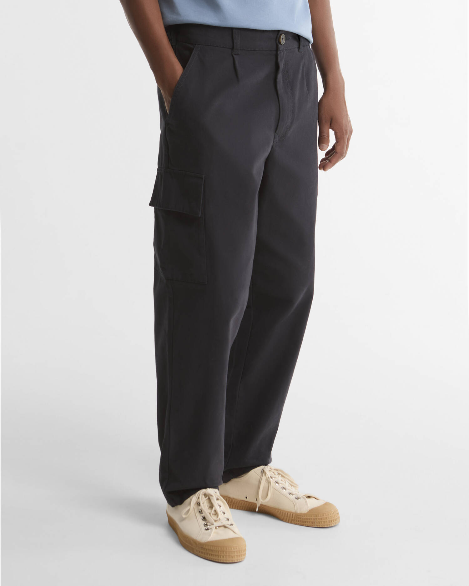 Barbour Hose Washed Cargo Relaxed Dark Navy image number 1