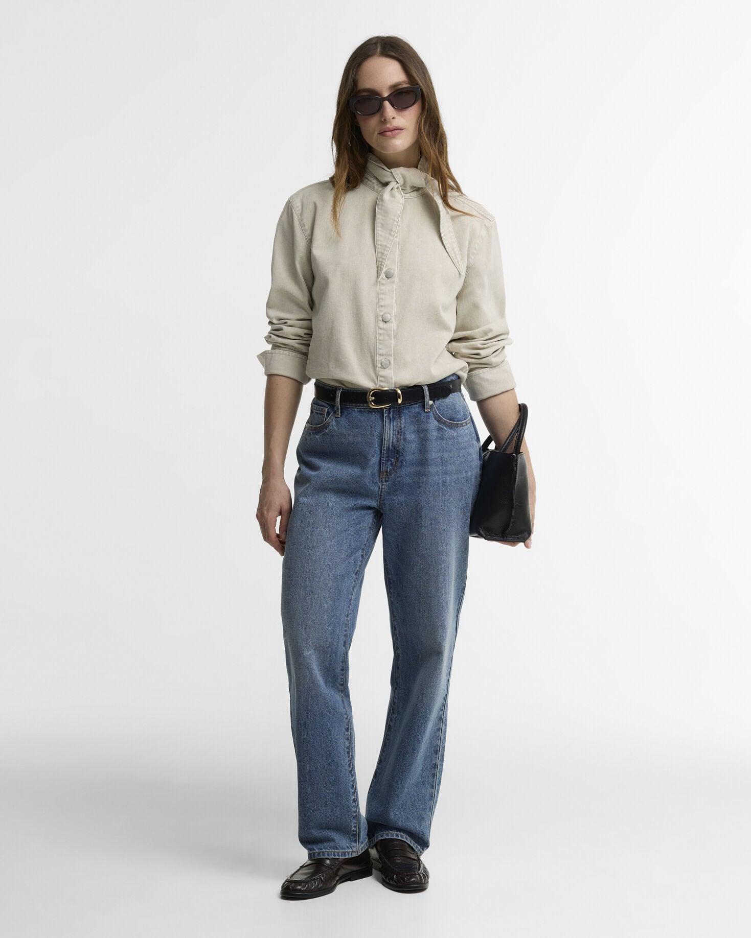Camicia in denim Harleigh Washed Birch