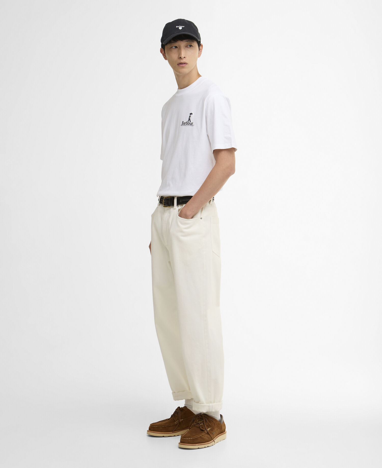 T-shirt oversize con stampa White